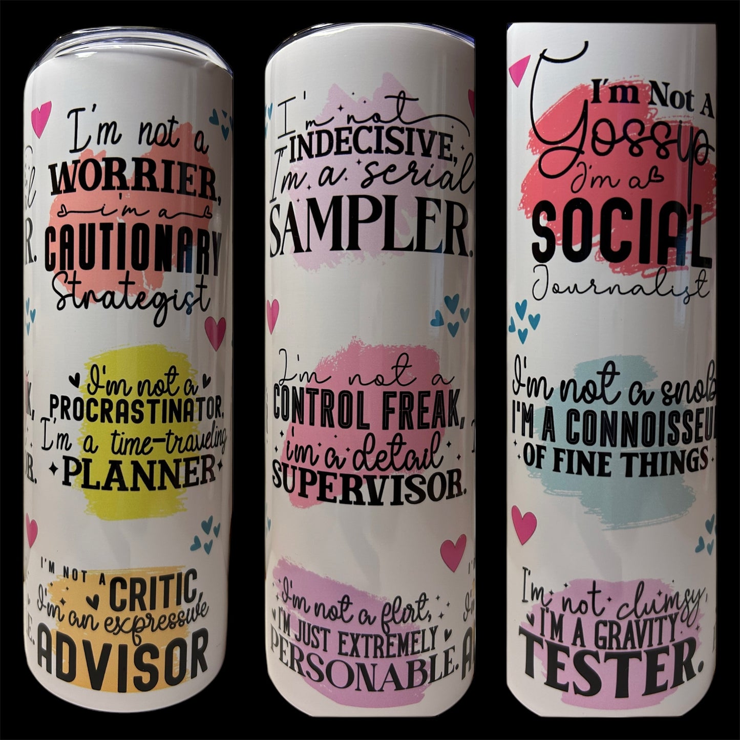 20oz Stainless Steel Tumbler: Control Freak Who?