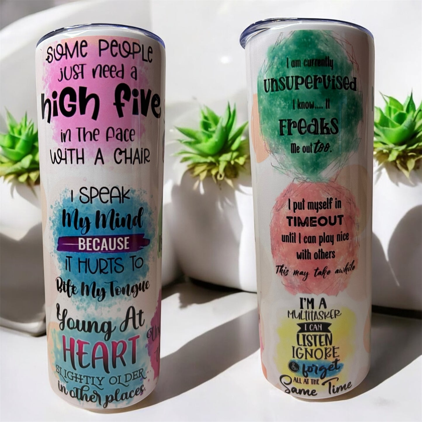 20oz Stainless Steel Sarcastic Sayings