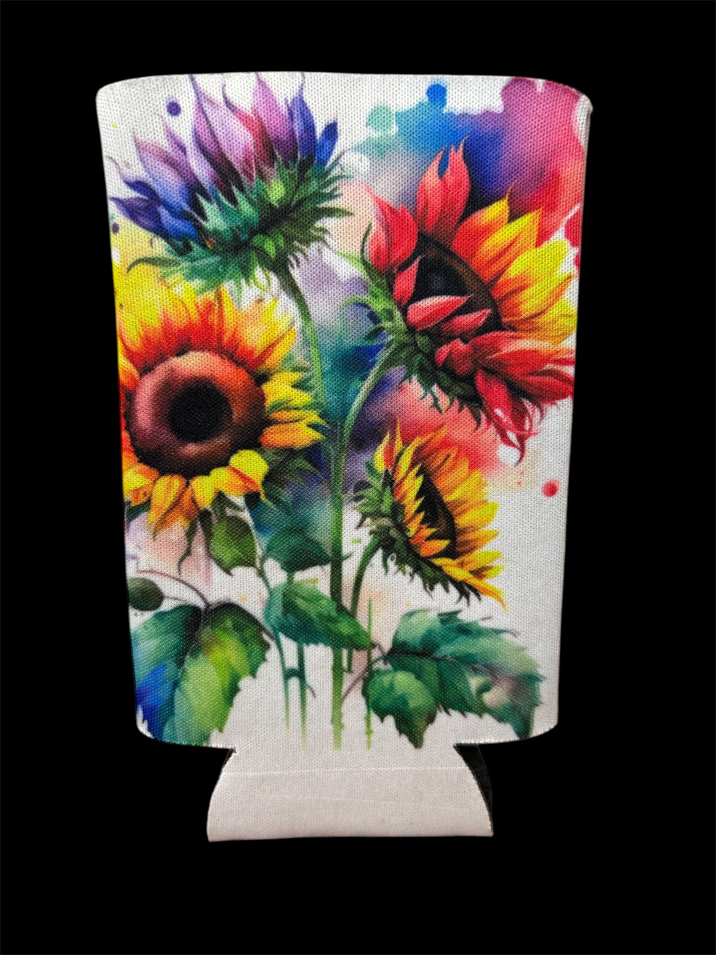 Colorful Sunflowers 12oz Koozie