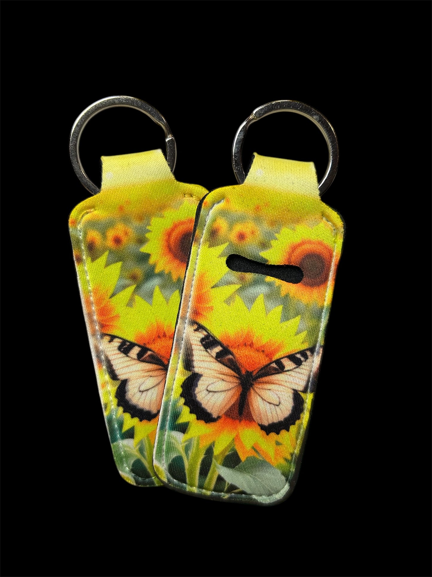 Butterfly Chapstick Keychain Holder