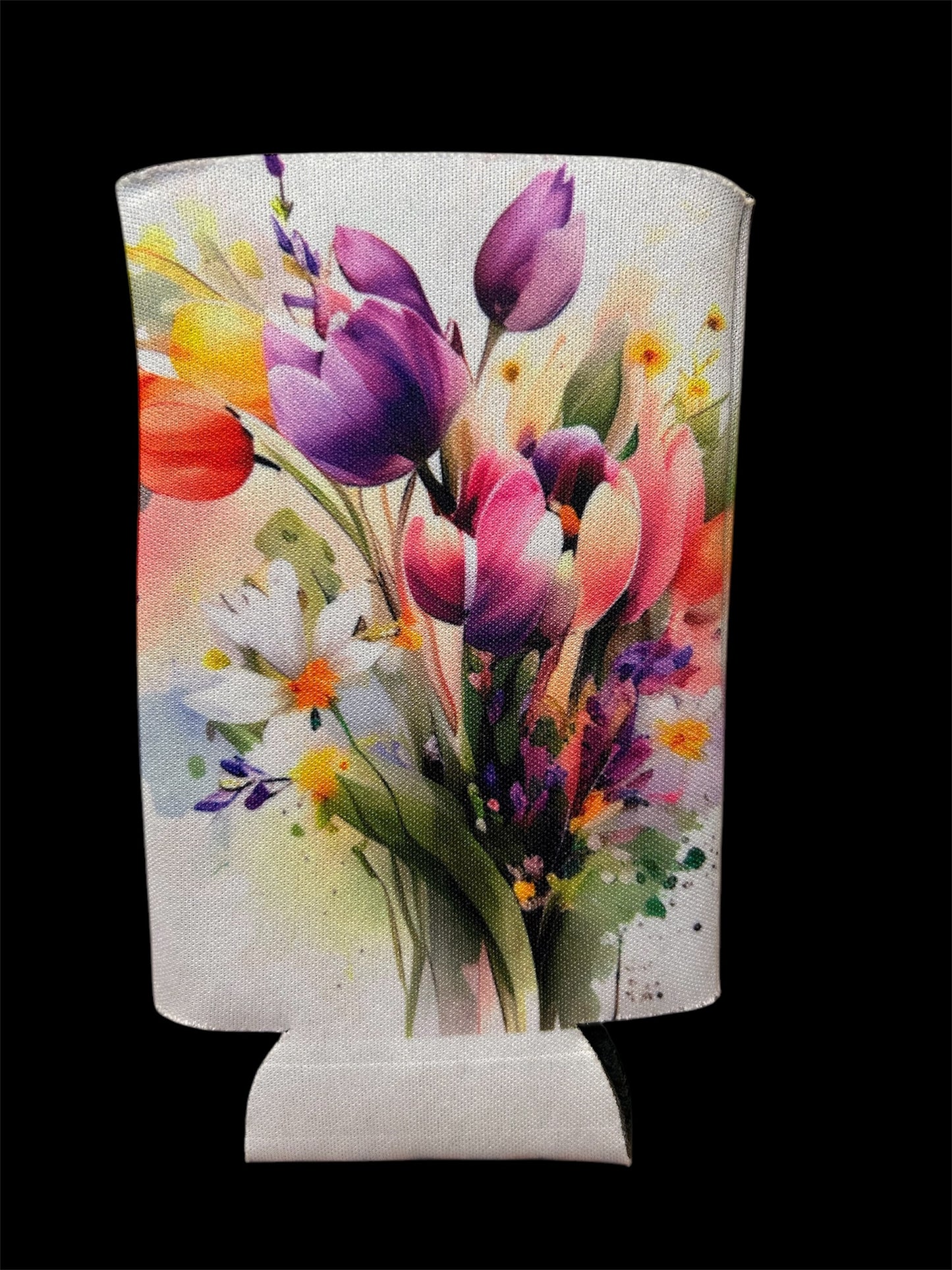 Radiant Flowers 12 oz Koozie