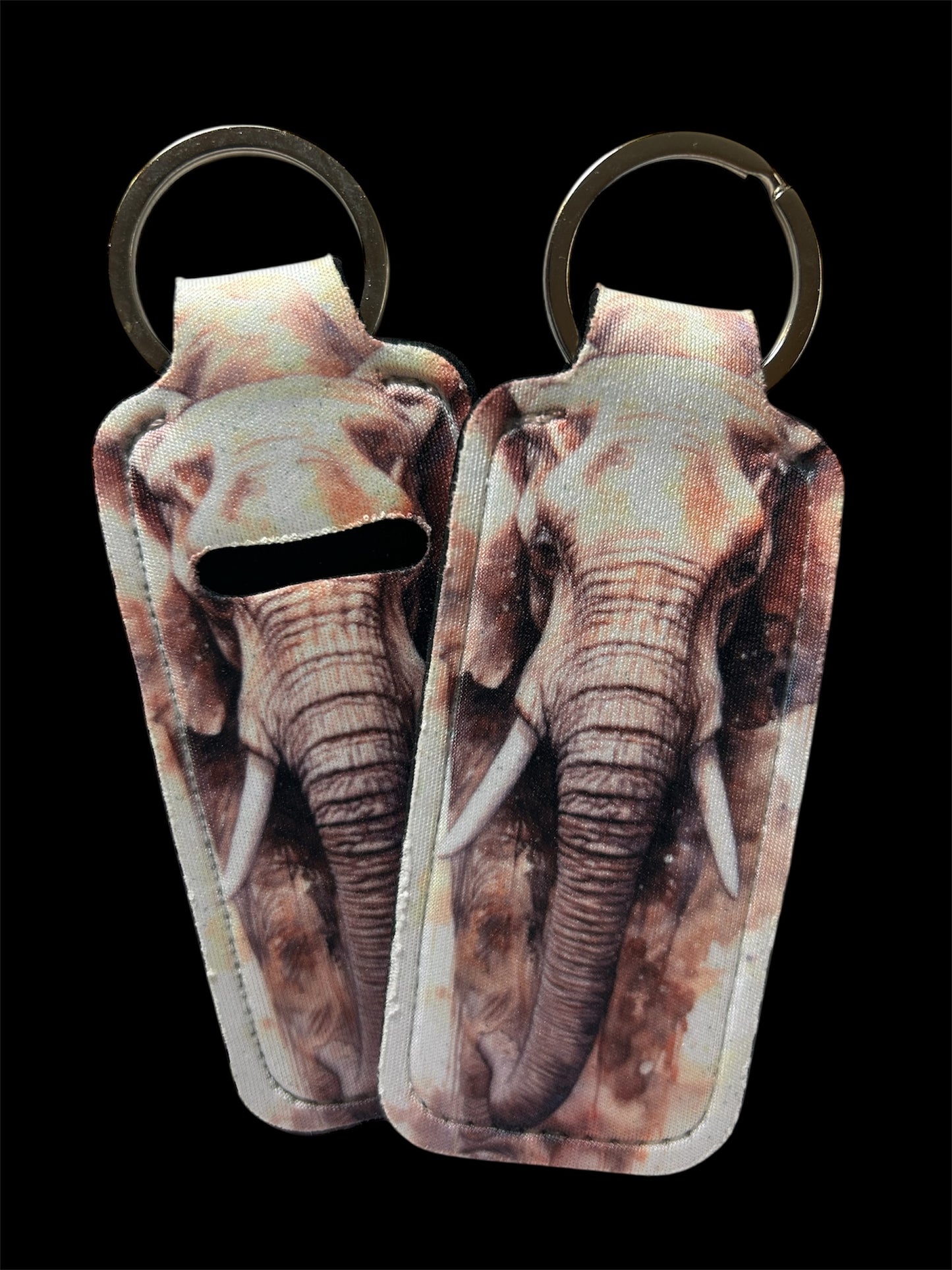 Elephant Chapstick Keychain