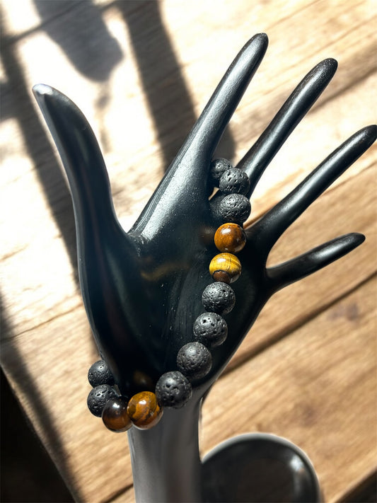 Tiger's Eye Diffuser Bracelet