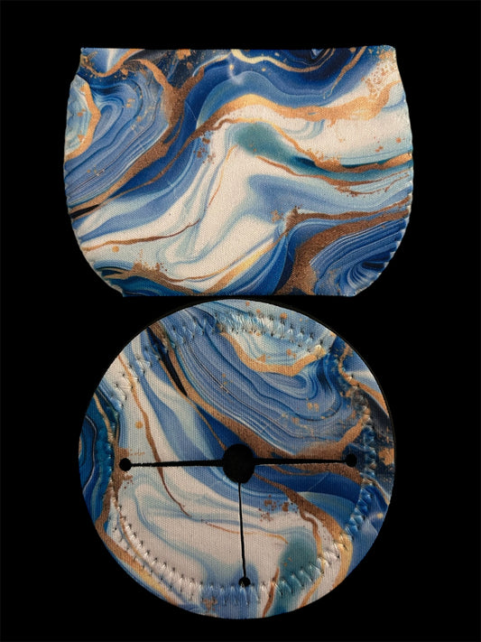 Blue Marble Wine Sleeve & Cover