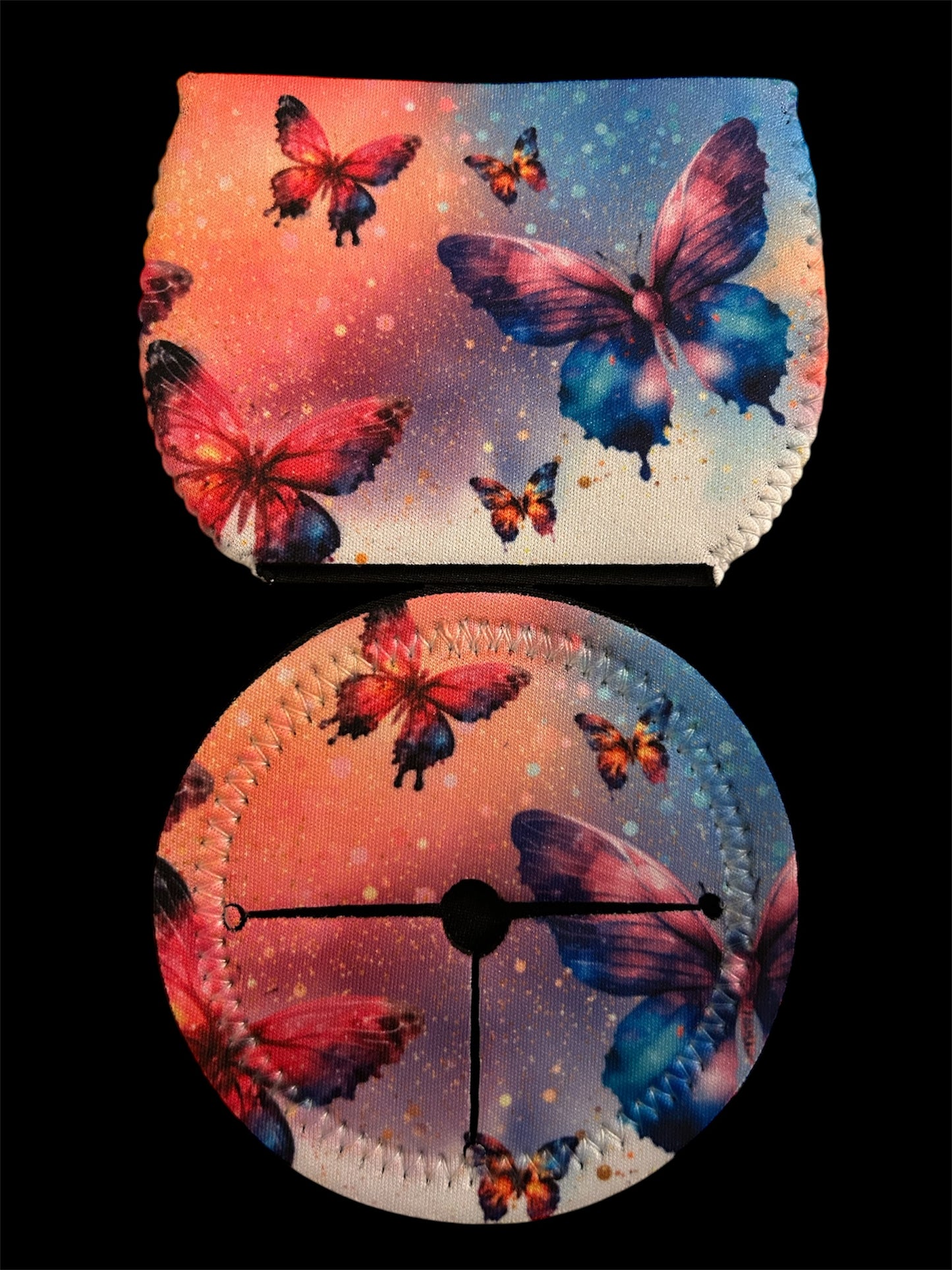 Enchanted Butterfly Wine Sleeve