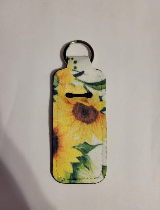 Sunflower Lipstick Keychain