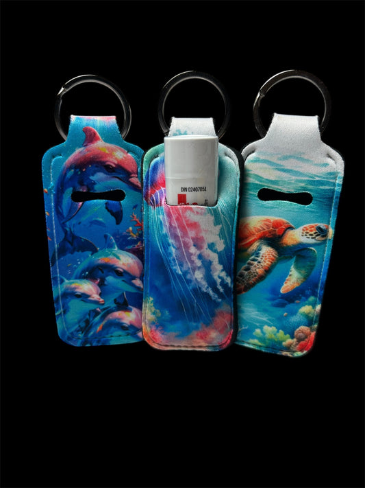 Underwater Experience Chapstick Keychain Set